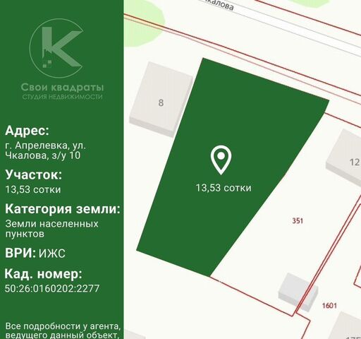 земля ул Чкалова 10 24 км, Киевское шоссе фото