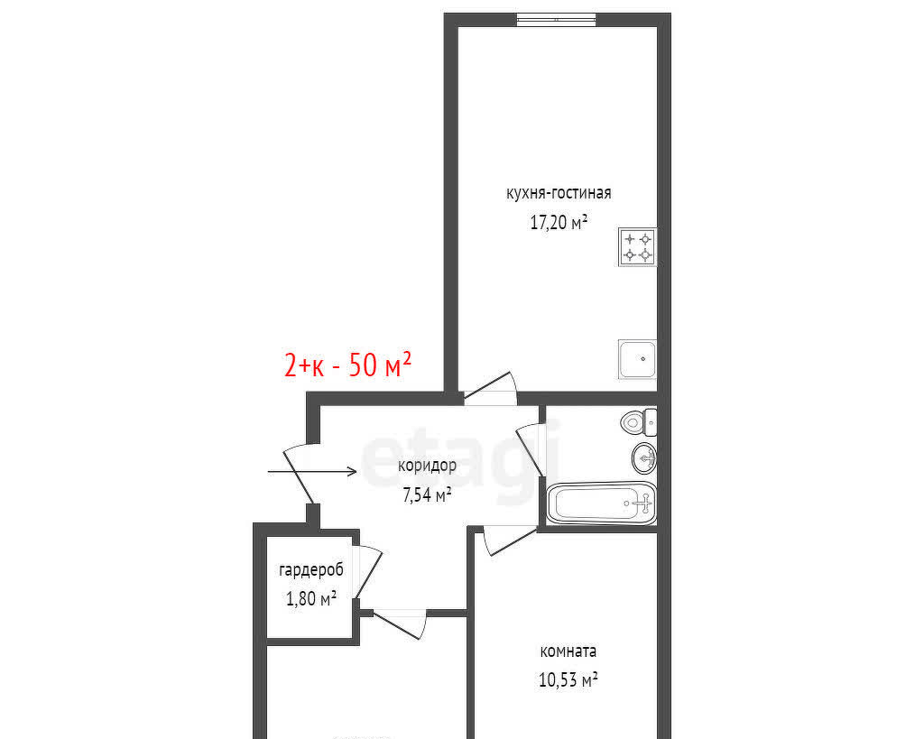 квартира г Березовский Красных Героев, 20 к 1 фото 19