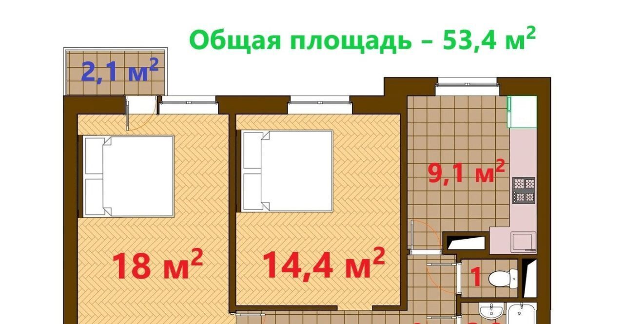 квартира г Москва метро Солнцево ул Авиаторов 6к/1 фото 42