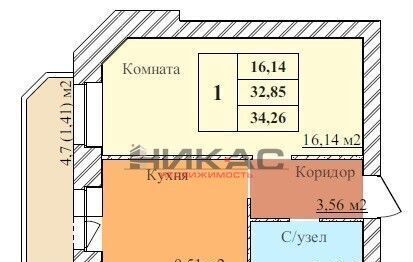 квартира г Ярославль р-н Дзержинский Норское пер 2-й Норский 5а фото 7