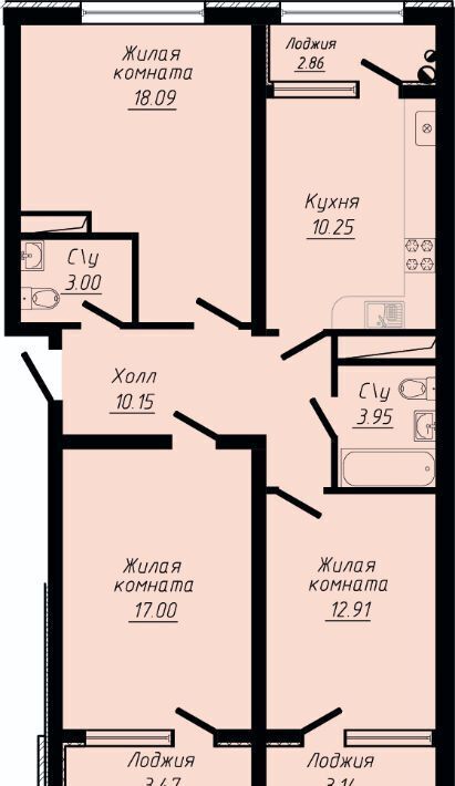 квартира г Кисловодск ул 40 лет Октября 37б фото 1