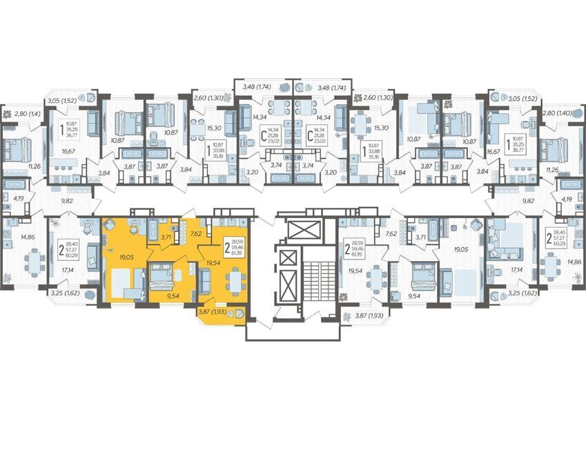 квартира г Краснодар ул Уральская 87/7 фото 2