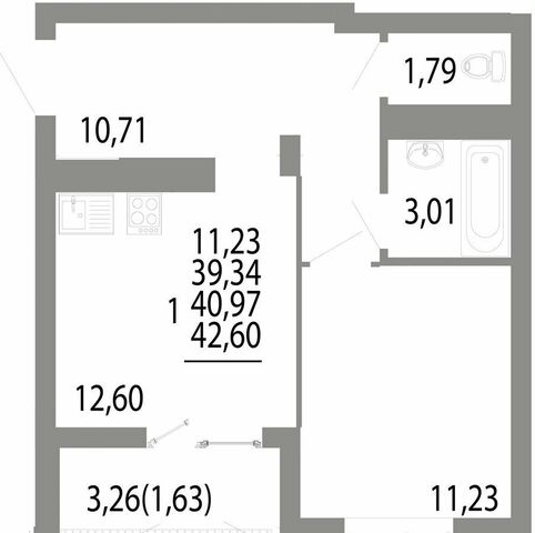 квартира Академический ул Академика Ландау 16/2 фото