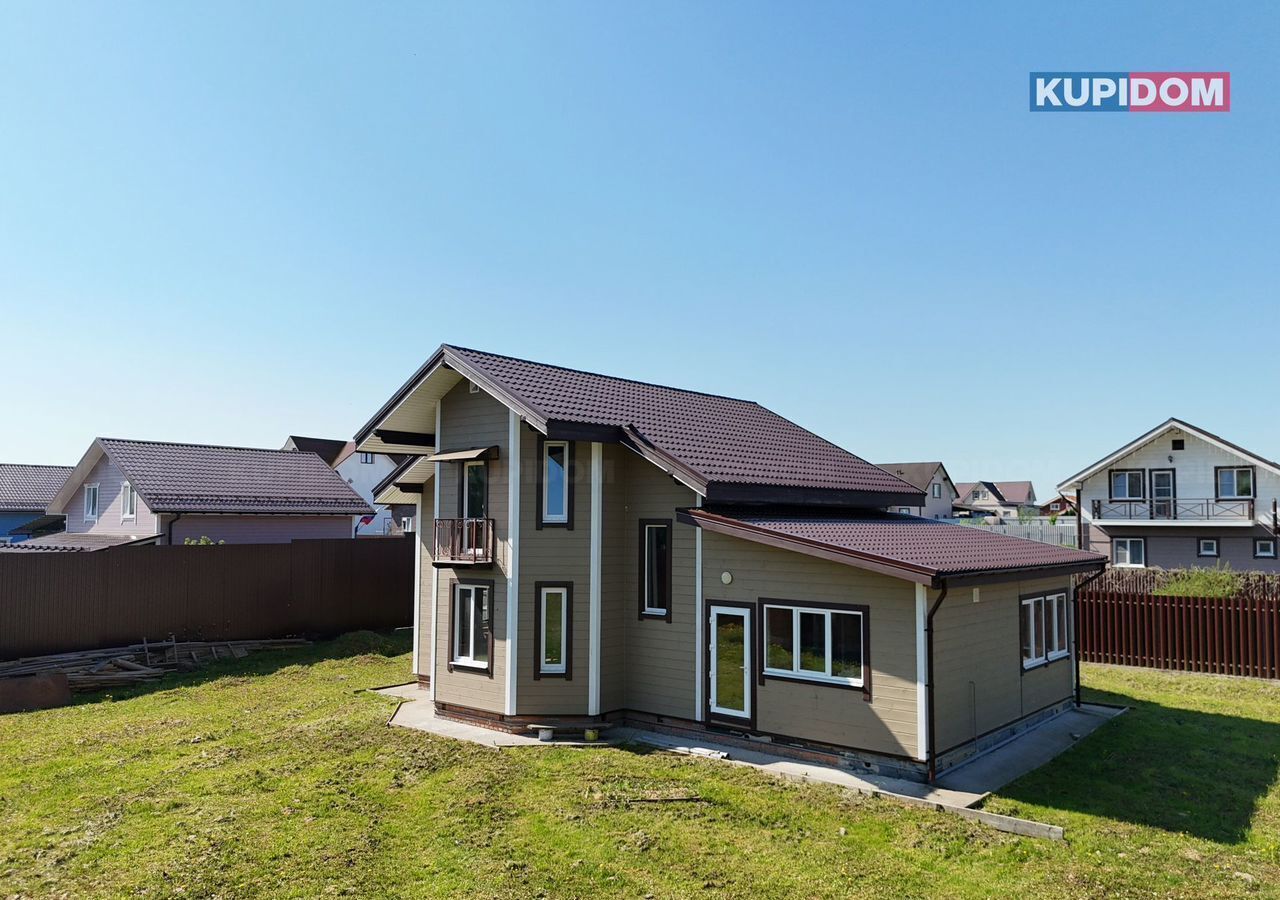 дом р-н Боровский г Боровск Киевское шоссе, 4 км, сельское поселение Совьяки, коттеджный пос. Боровики-2, Солнечная ул фото 4