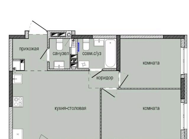 р-н Индустриальный Культбаза ЖК «Ежевика» 10 жилрайон, 8-й мкр фото