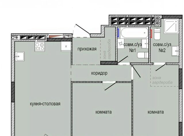 р-н Индустриальный Культбаза ЖК «Ежевика» 10 жилрайон, 8-й мкр фото