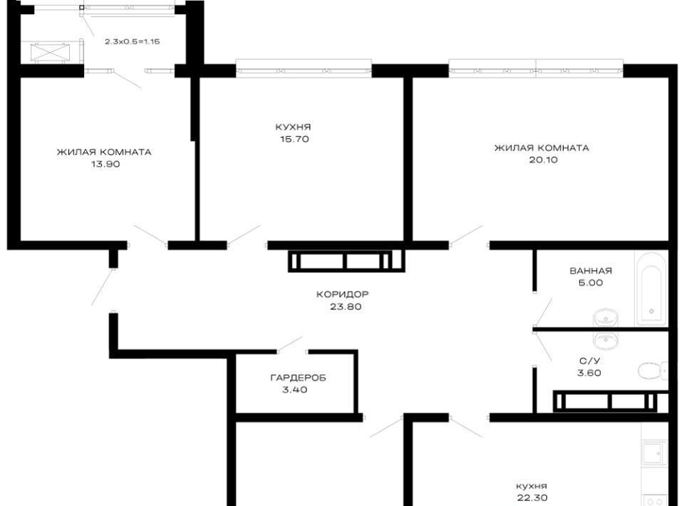 квартира г Краснодар р-н Прикубанский Школьный микрорайон ул Школьная 1 фото 1