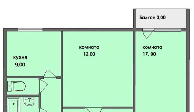 квартира р-н Курчатовский пр-кт Комсомольский 105 фото
