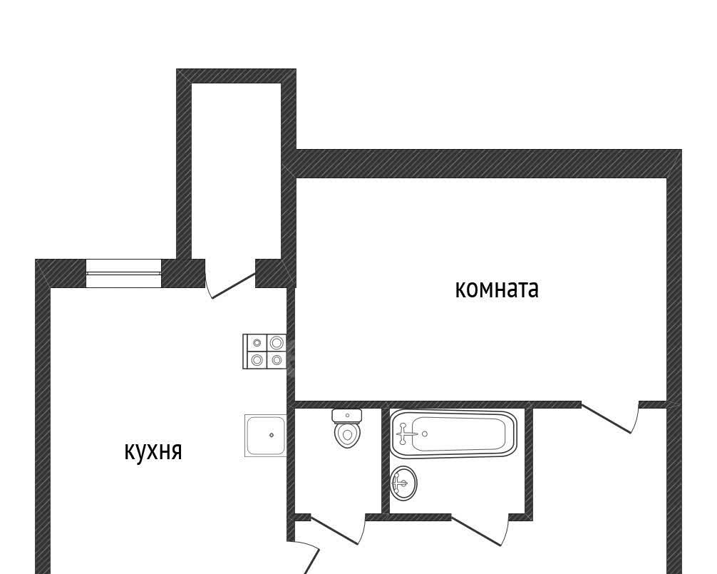 квартира г Санкт-Петербург Полюстрово пр-кт Энергетиков 40/2 фото 36