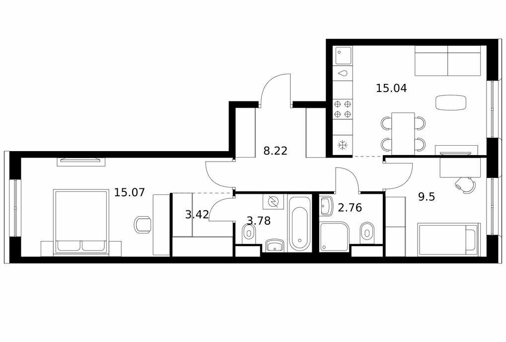 квартира г Улан-Удэ ул Советская 6/2 фото 1