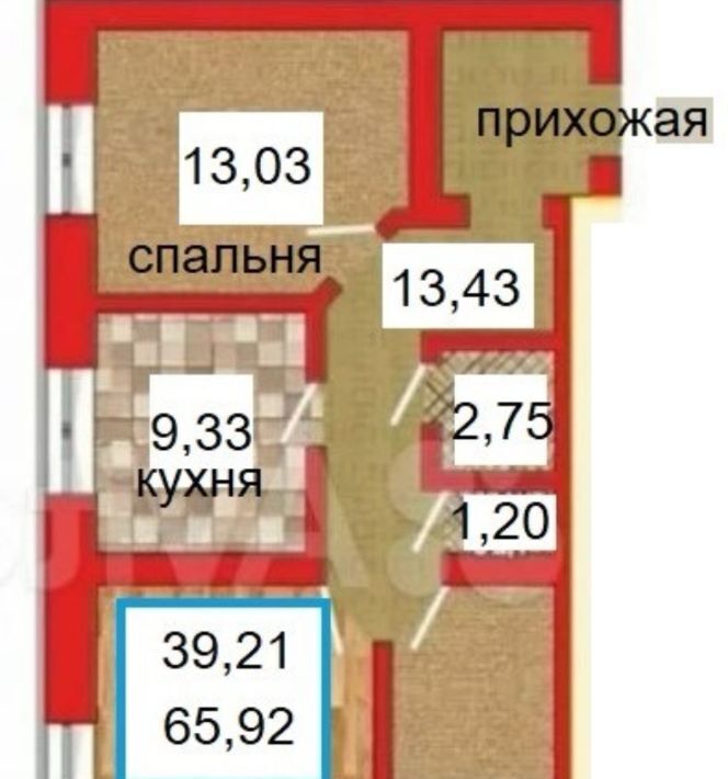квартира г Тамбов проезд Запрудный 10 фото 17