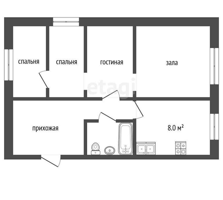 квартира р-н Гаврилов-Ямский г Гаврилов-Ям ул Семашко 13 фото 1