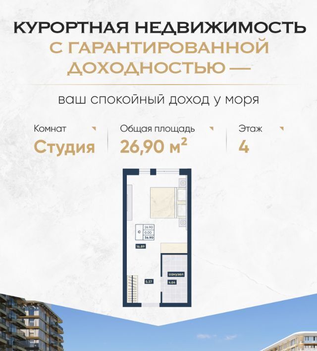 квартира р-н Анапский г Анапа Лучи жилой комплекс фото 1