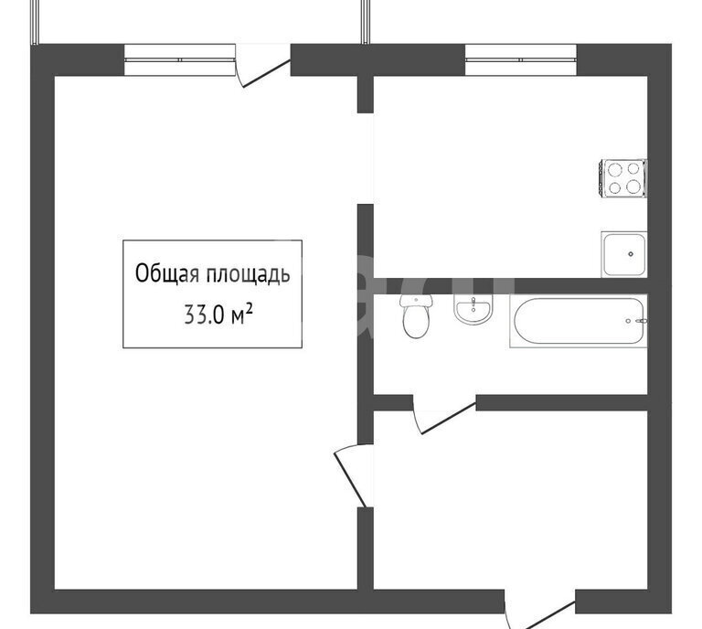 квартира г Томск ул Елизаровых 35 фото 12