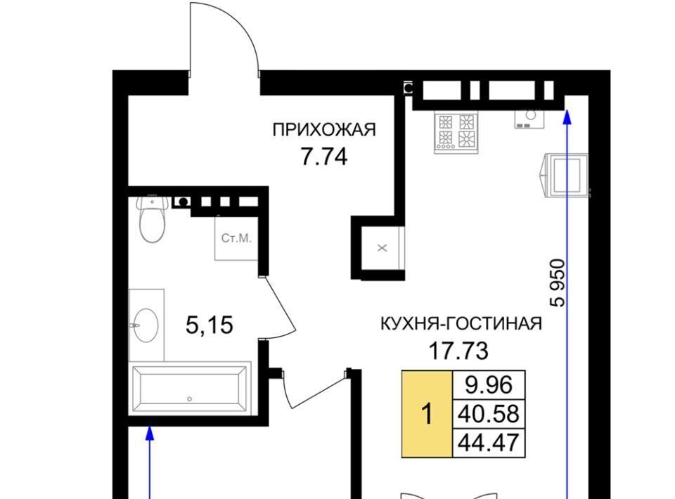 квартира р-н Гурьевский г Гурьевск ЖК «Включи» фото 1