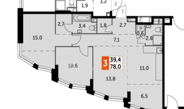 квартира к 2 вл 37а фото