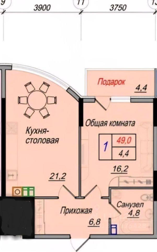 квартира г Геленджик ул Шмидта 44/5 Апартаменты Изумрудный город фото 18