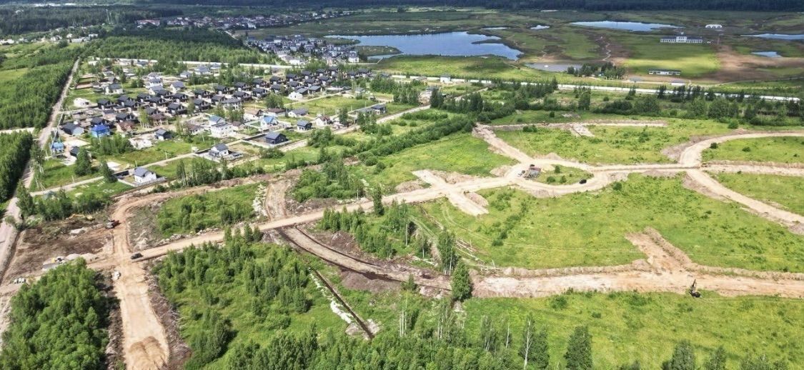 земля р-н Всеволожский г Всеволожск Дорога жизни, 10 км, Всеволожское городское поселение, коттеджный пос. Гольф Клаб фото 2