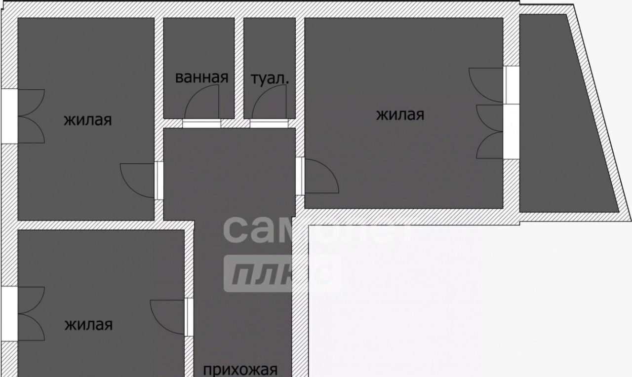квартира г Смоленск р-н Промышленный ул Попова 112 фото 2