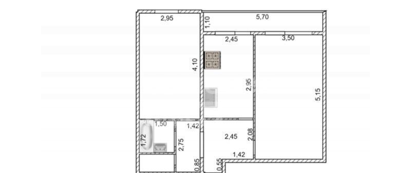квартира г Ульяновск р-н Засвияжский ул Аблукова 59/7 фото 30