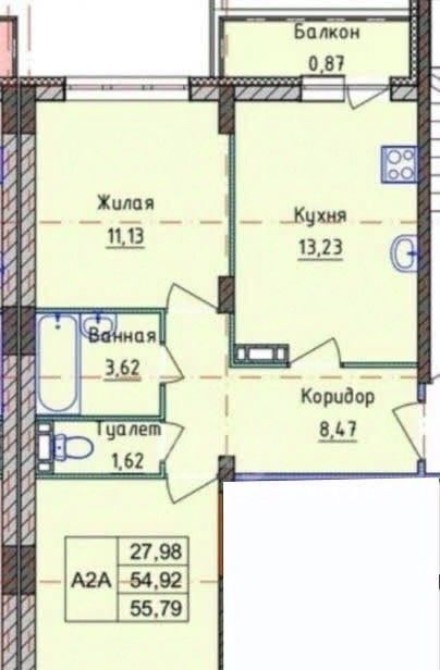 квартира г Ярославль р-н Дзержинский 12-й микрорайон Северный жилрайон фото 11
