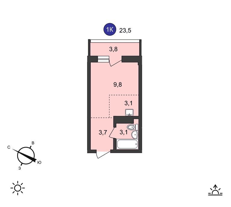 квартира г Иркутск ул Старо-Кузьмихинская 36/1 фото 1