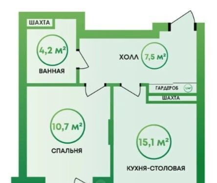 квартира г Астрахань р-н Кировский ул Калинина 39/23 фото 3