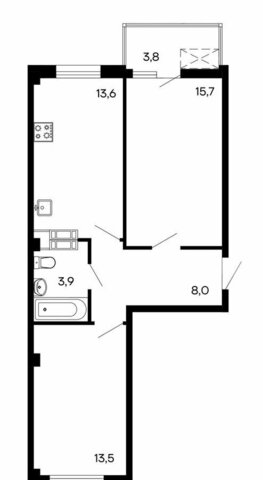 квартира ул Токарева 8 этап, блок 3, Крым фото