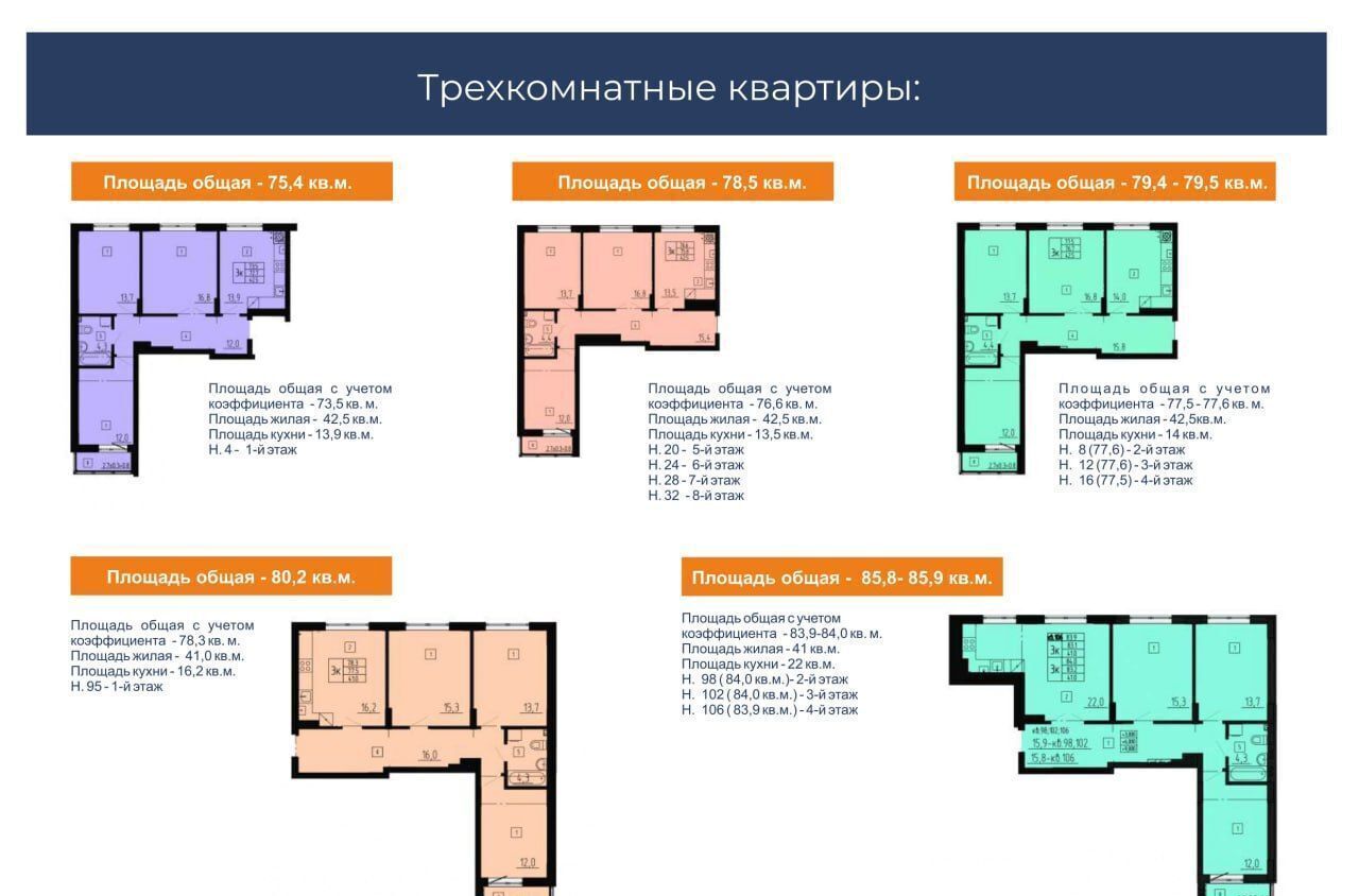 квартира г Калининград р-н Московский ул Подполковника Емельянова 1 фото 2
