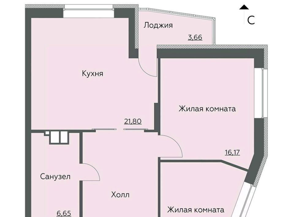 квартира г Самара п Управленческий Безымянка фото 7