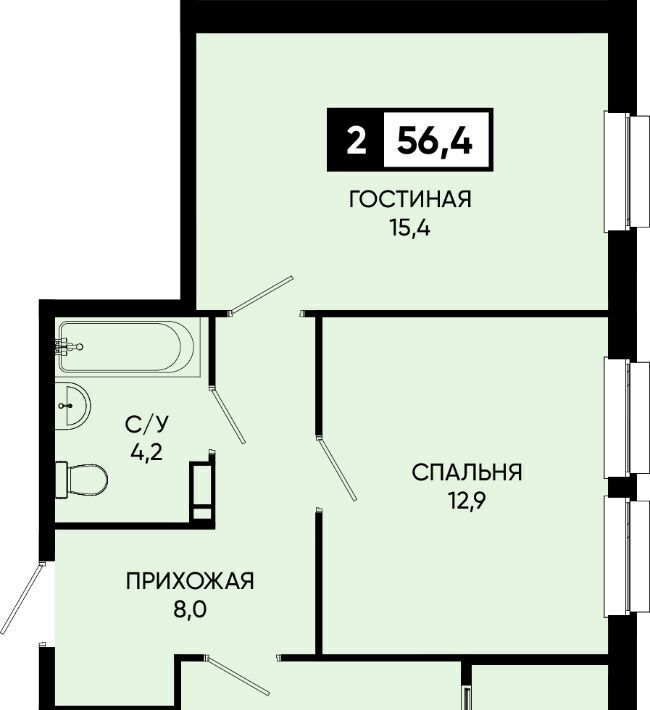 квартира г Кисловодск п Аликоновка ул Рассветная фото 1