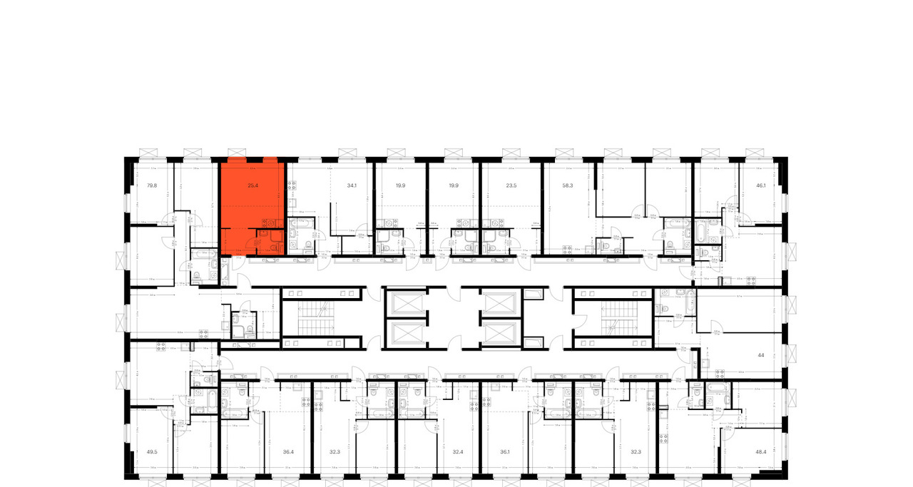 квартира г Одинцово ул Березовая 5/2 Внуково, м-н, Одинцово-1, 5 к 2 фото 21