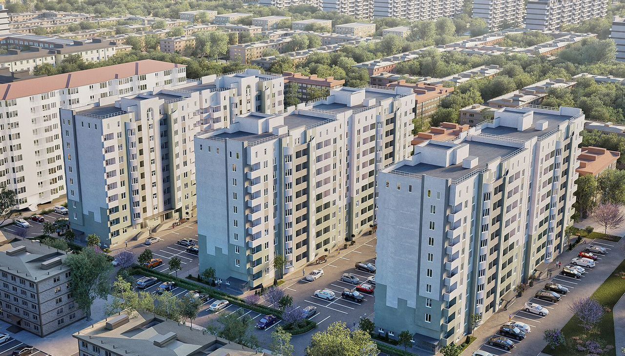 квартира г Краснодар р-н Прикубанский ул им. Сергея Есенина 1 д. 108 фото 3
