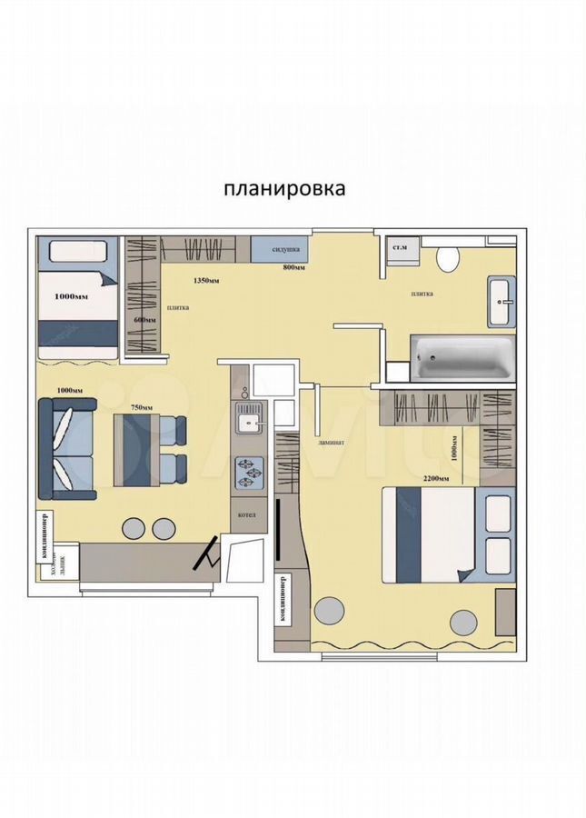 квартира г Рязань р-н Советский ул Быстрецкая 18к/3 фото 39