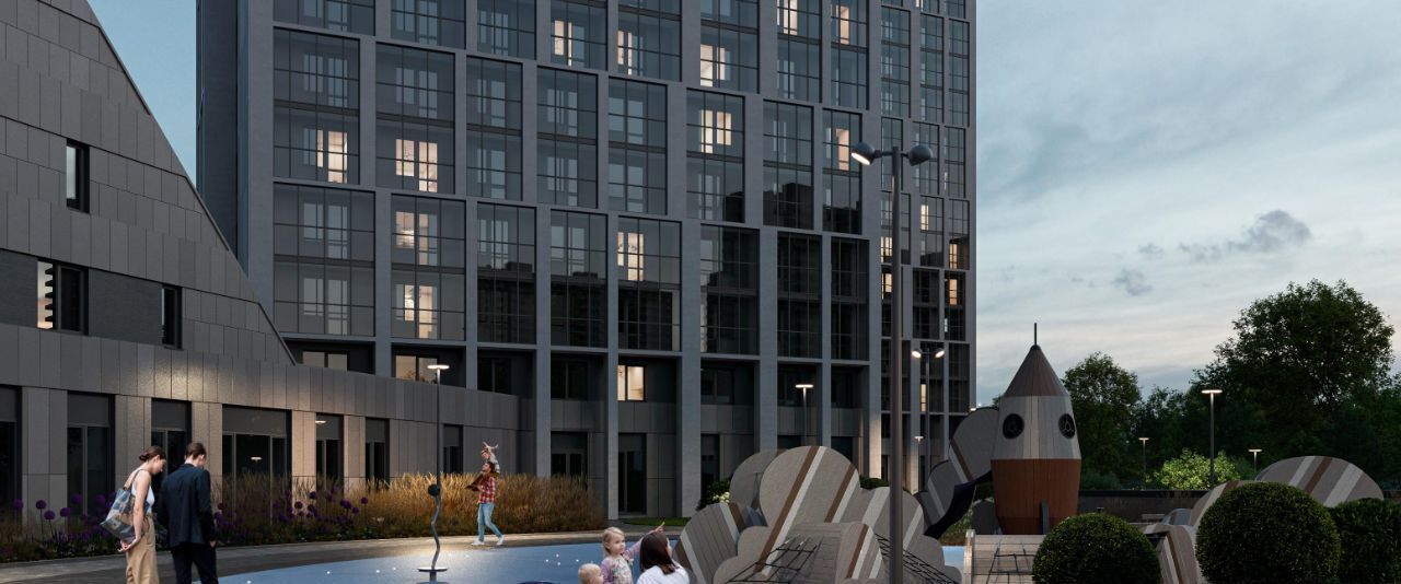 квартира г Санкт-Петербург р-н Красногвардейский дор Муринская 67 ЖК «Старлайт» округ Полюстрово фото 19