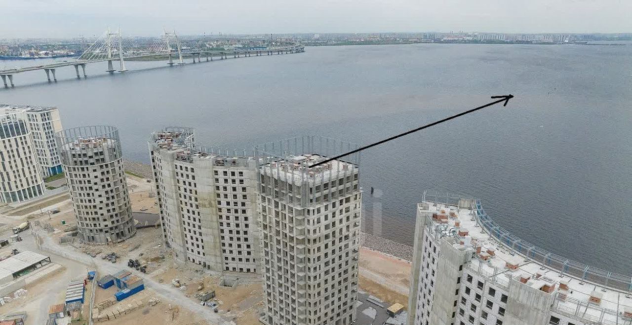квартира г Санкт-Петербург метро Приморская наб Миклухо-Маклая 3к/1 округ Гавань фото 3