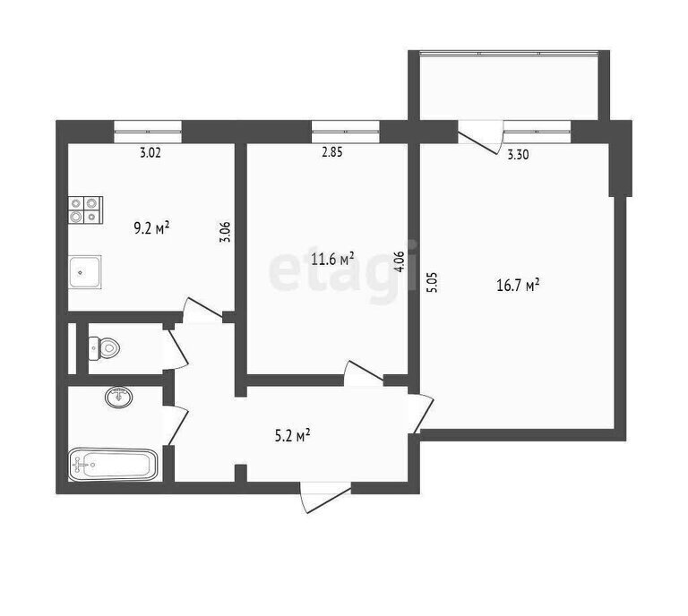 квартира г Череповец ул Ленина 5 фото 1