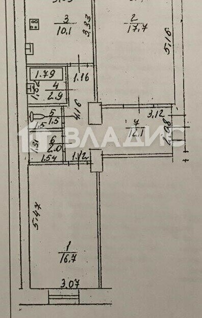квартира г Уфа р-н Орджоникидзевский ул Мира 35 фото 11