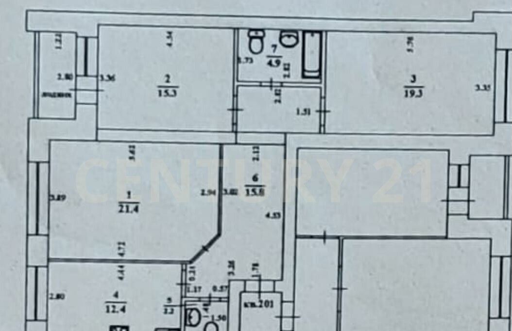 квартира г Ульяновск р-н Ленинский ул Ульяны Громовой 10 ЖК «Юность» фото 40