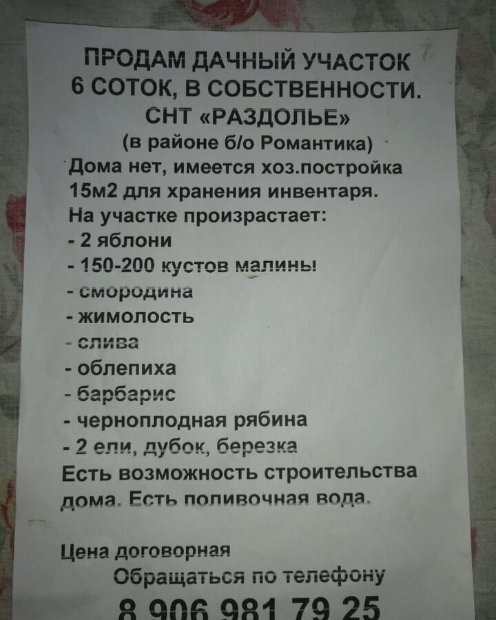 земля г Междуреченск Кемеровская обл. — Кузбасс, 4-я линия, дп. Раздолье фото 2
