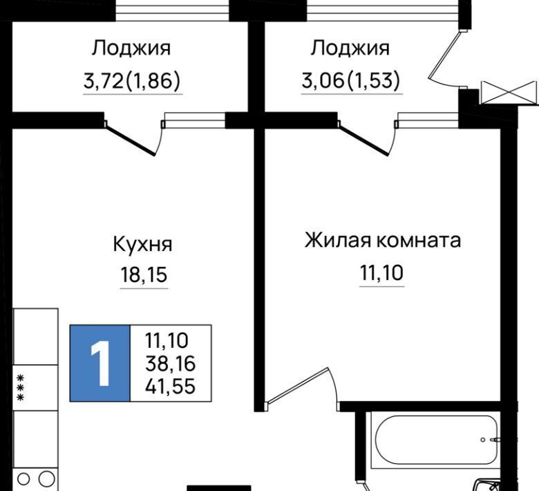 квартира г Новороссийск р-н Южный ул Шоссейная фото 1