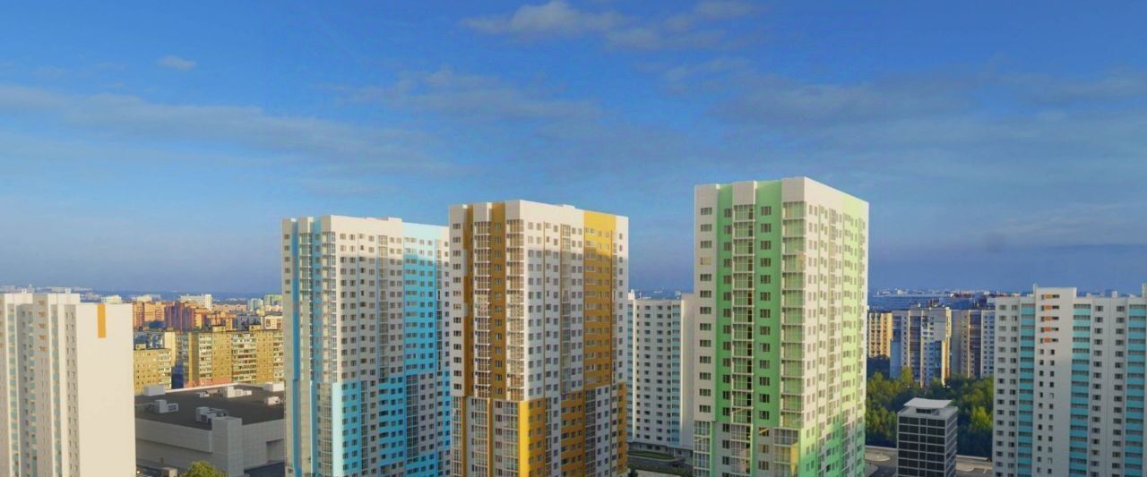 квартира г Уфа р-н Калининский микрорайон Инорс-4Б ЖК «Акварель» фото 4