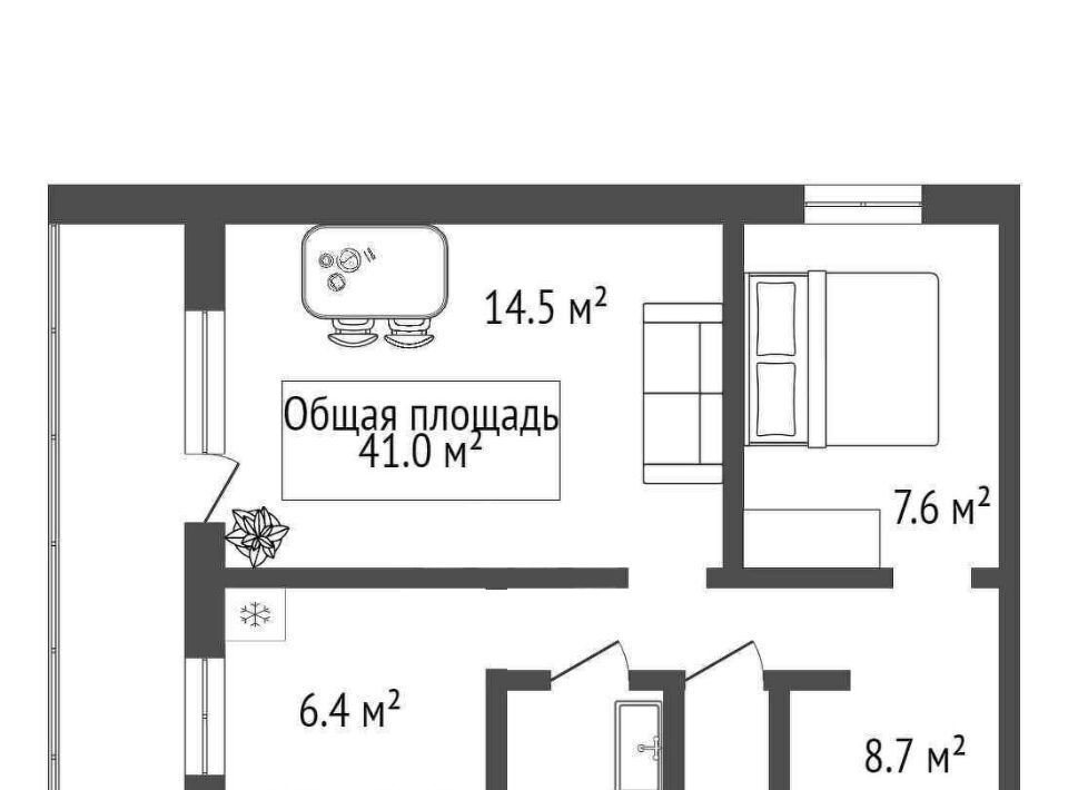 квартира г Ярославль р-н Дзержинский ул Труфанова 12к/3 фото 2