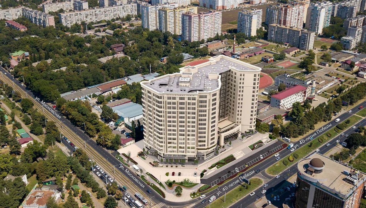 квартира г Краснодар р-н Прикубанский ул им. 40-летия Победы 33г ЖК Development Plaza фото 9
