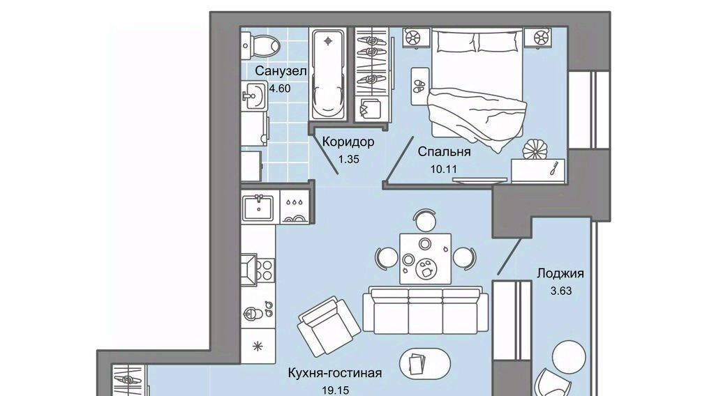 квартира г Пермь р-н Дзержинский Заимка ЖК Камаполис фото 1