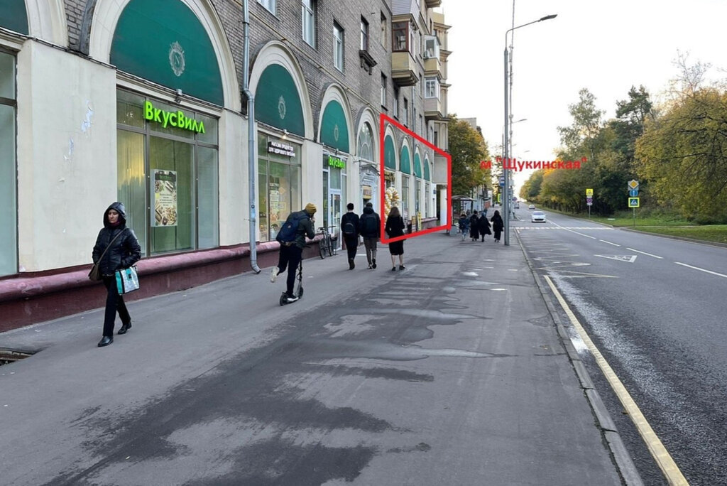 торговое помещение г Москва метро Щукинская ул Маршала Василевского 5к/1 муниципальный округ Щукино фото 2