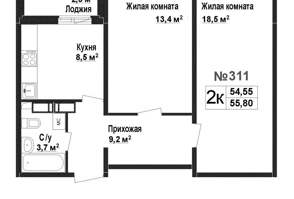 квартира г Нижний Новгород р-н Автозаводский Кировская жилой комплекс Торпедо фото 1