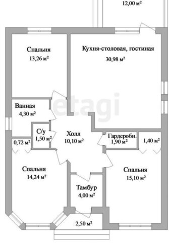 дом СТ Участок 3 УВД, 3 фото