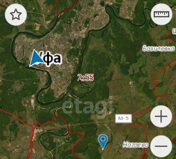 земля г Уфа с Нагаево ул Панорамная р-н Октябрьский фото 2