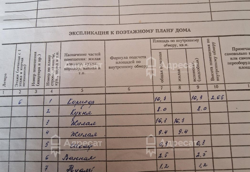 квартира г Волгоград р-н Тракторозаводский ул Героев Тулы 11 фото 3